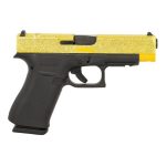 Glock G48 MOS 9mm 4.17" 10rd Pistol, Black/Gold