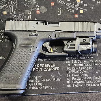 Glock Police Trade In G45 Gen 5 9mm 4.02" Pistol w/ (3)17rd Mags & Night Sights - ULPD2503-PA455S702 - Image 3