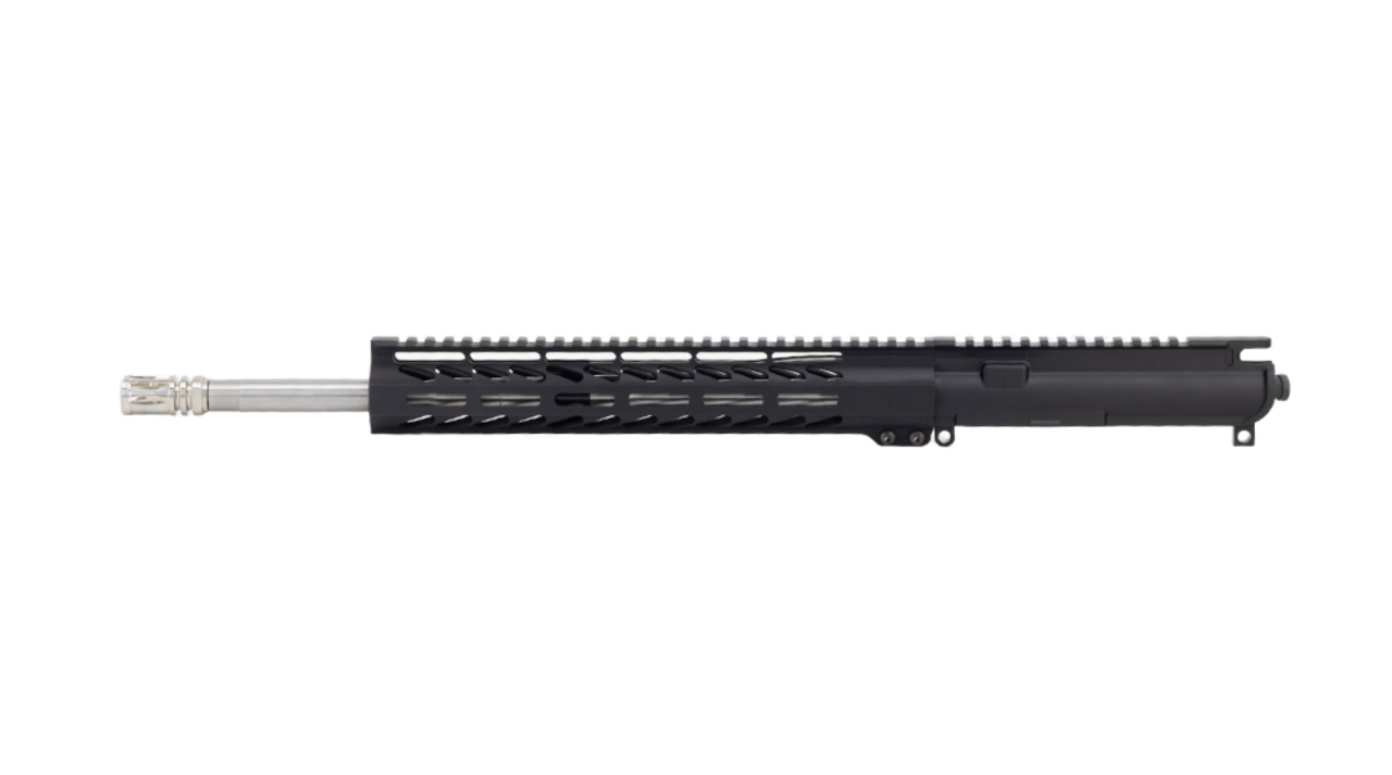 ALWAYS ARMED 16" 5.56 NATO STAINLESS STEEL UPPER RECEIVER 12" RAIL - BLACK - Image 2