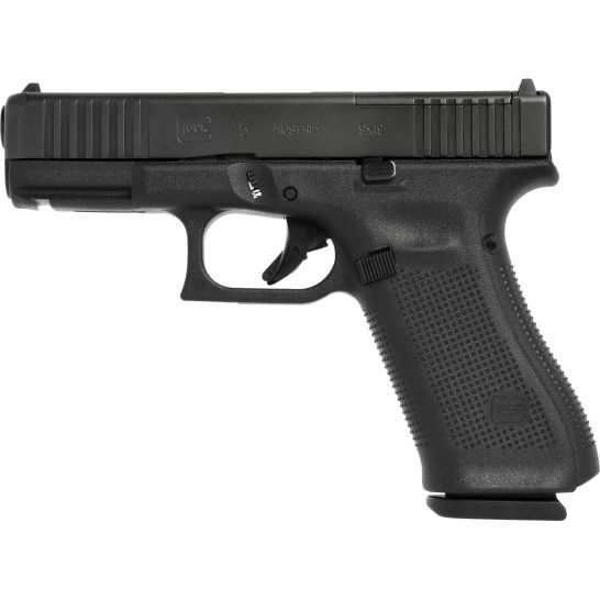 Glock 45 M.O.S. 9mm Pistol, 4.02" Barrel, Fixed Sights, Black - G4517MOSUS