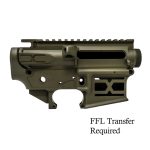 Faxon X-Tra Lite AR-15 Receiver Set - Upper & Lower, stripped, OD Green Cerakote