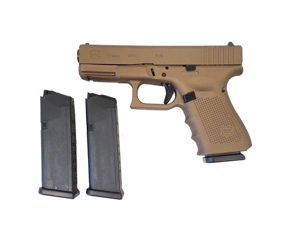 Glock 19 Gen 4 9mm Pistol (Burnt Bronze) UG1950203BB - Image 3