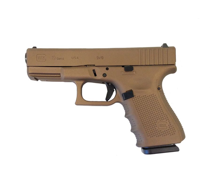 Glock 19 Gen 4 9mm Pistol (Burnt Bronze) UG1950203BB - Image 2