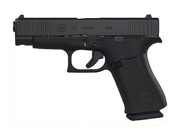 Glock G48 Black Compact 9x19mm Pistol - PA4850701 - Image 3