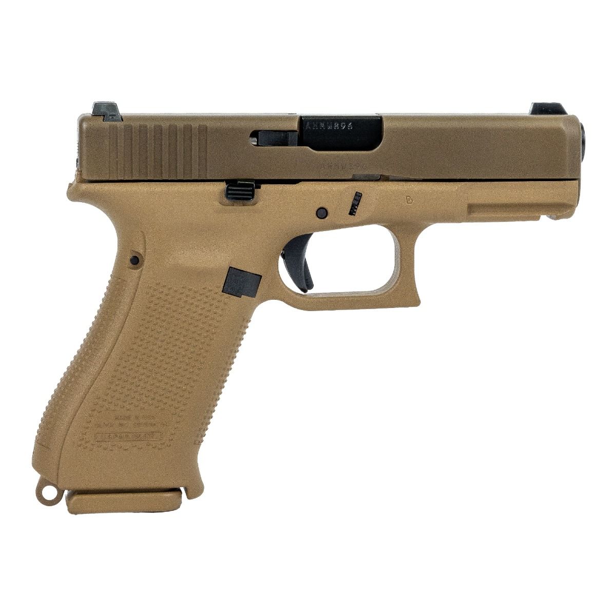 Glock 19X Gen5 9mm Pistol 17rd 4" GNS, FDE - G19X17US
