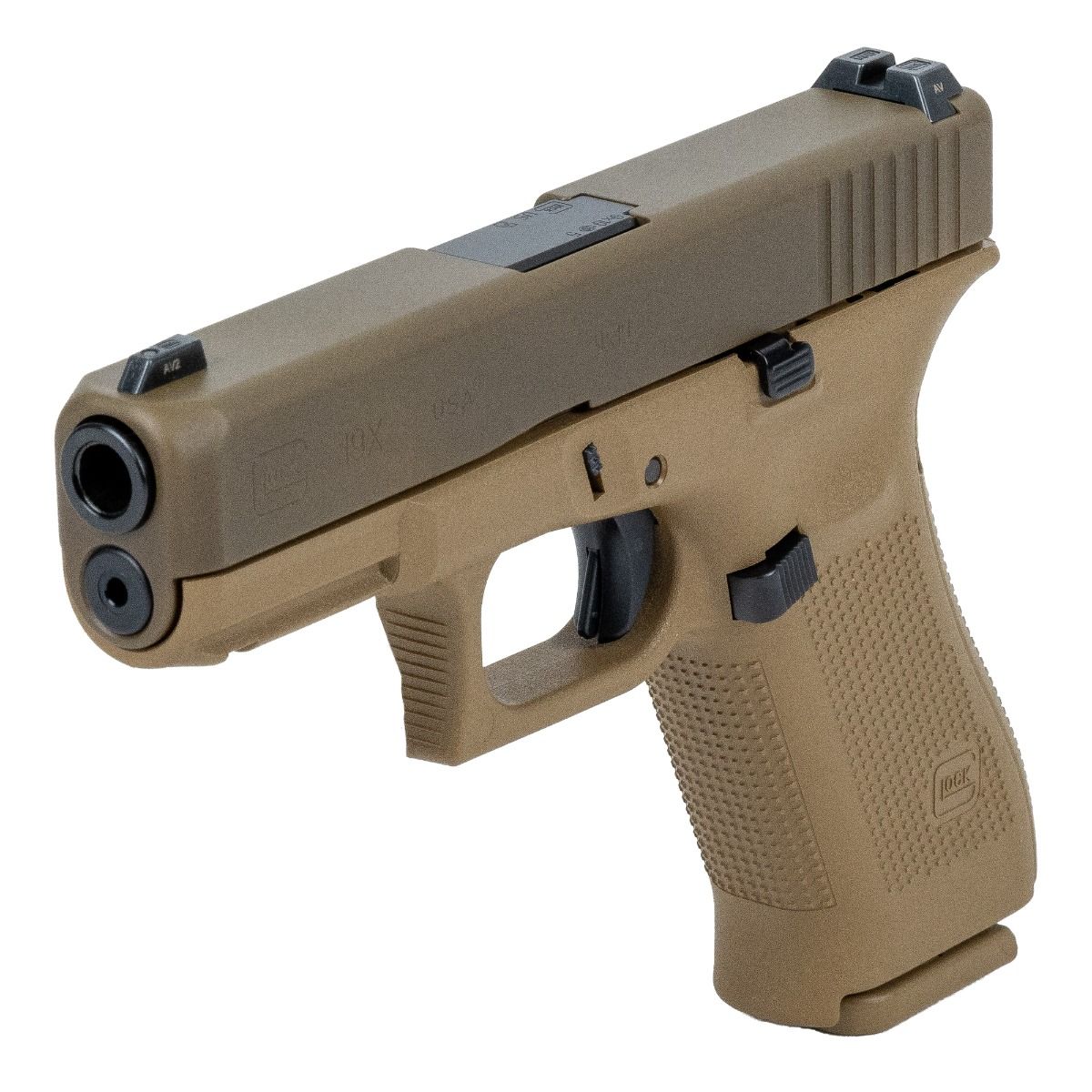 Glock 19X Gen5 9mm Pistol 17rd 4" GNS, FDE - G19X17US - Image 2