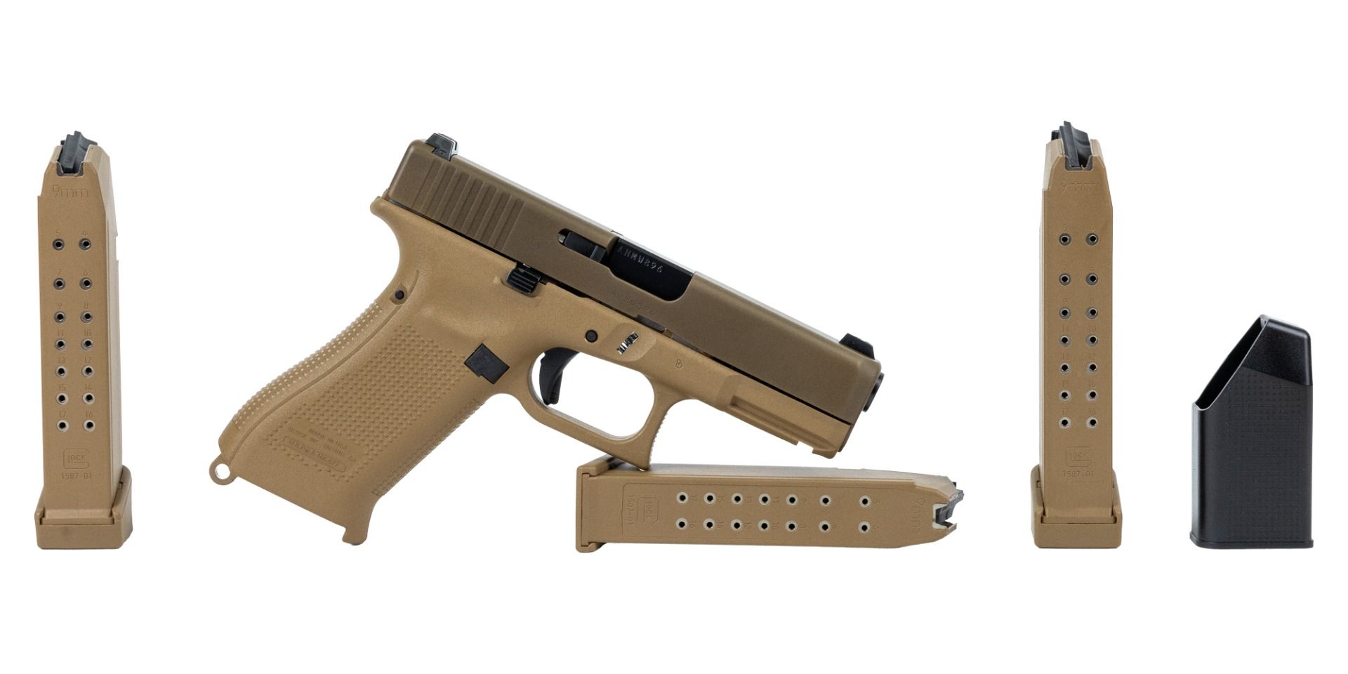 Glock 19X Gen5 9mm Pistol 17rd 4" GNS, FDE - G19X17US - Image 5