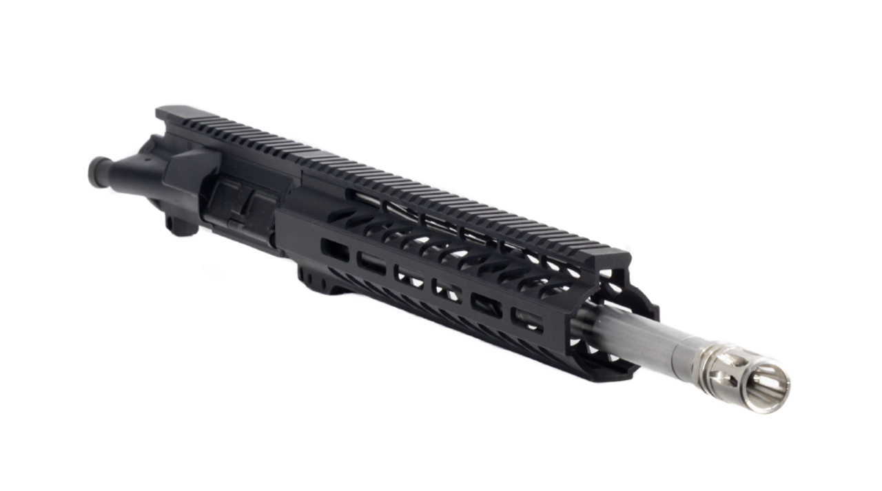 ALWAYS ARMED 16" 5.56 NATO STAINLESS STEEL UPPER RECEIVER 12" RAIL - BLACK - Image 3
