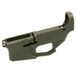OD Green Cerakoted Billet AR-15 80% Lower Receiver