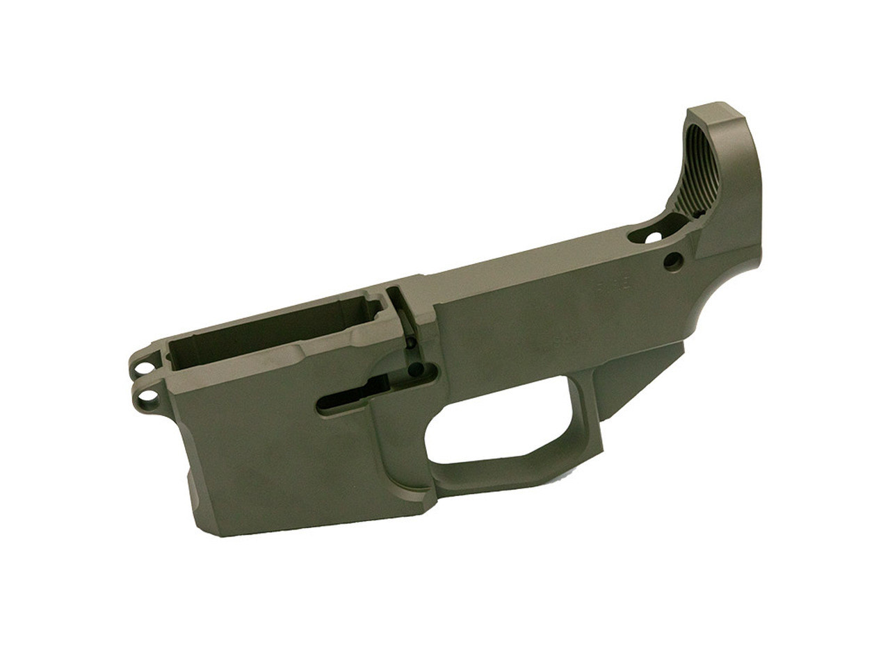 OD Green Cerakoted Billet AR-15 80% Lower Receiver