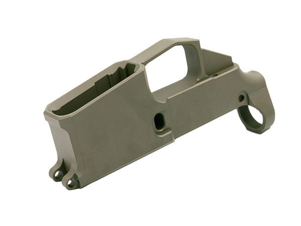 OD Green Cerakoted Billet AR-15 80% Lower Receiver - Image 4