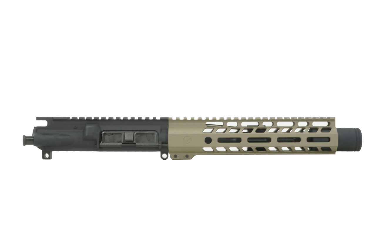 Ghost Firearms 7.5" 5.56 Flash Can Upper Receiver with FDE 9" Rail