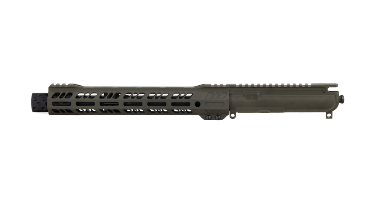 Grid Defense 10.5" 5.56 Flash Can Upper Receiver - OD Green - Image 2