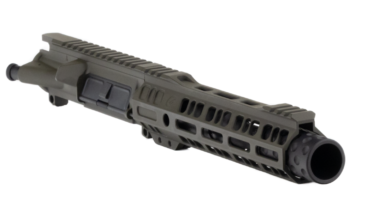 Grid Defense 7.5" 5.56 Flash Can Upper Receiver - OD Green - Image 3