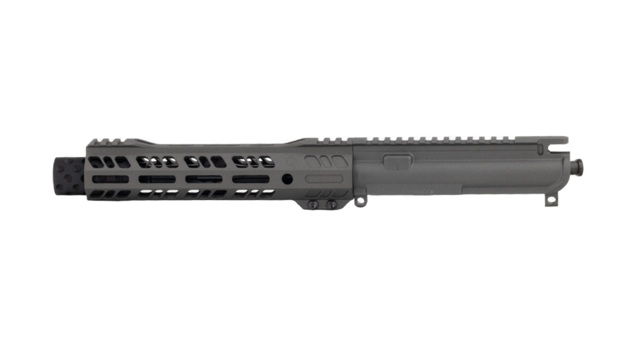 Grid Defense 7.5" 5.56 Flash Can Upper Receiver - Tungsten Gray - Image 2
