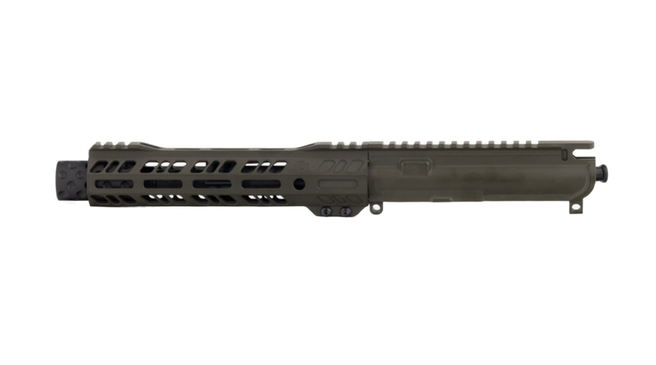 Grid Defense 7.5" 5.56 Flash Can Upper Receiver - OD Green - Image 2