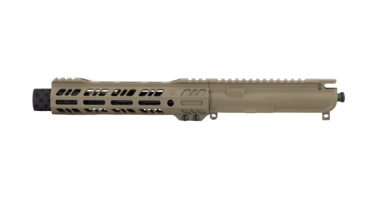 Grid Defense 7.5" 5.56 Flash Can Upper Receiver - FDE - Image 3