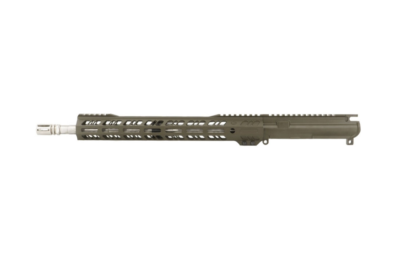 Grid Defense Stainless Steel 16" 5.56 Upper Receiver - OD Green - Image 2