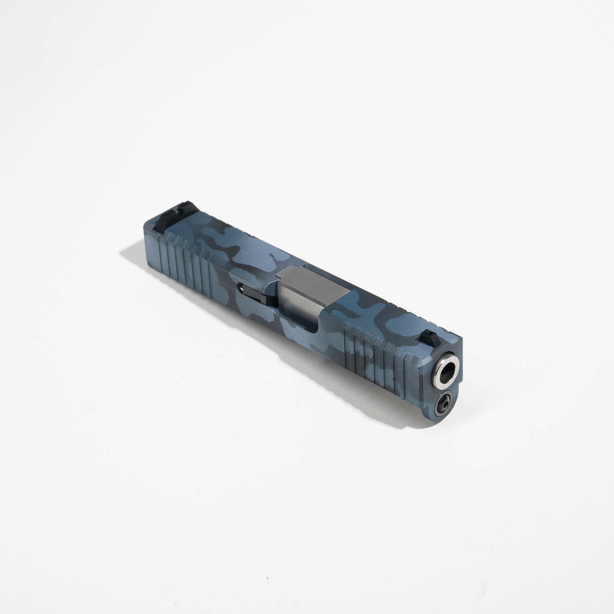 Blue Camo Ghost 19 9mm Complete Slide - Image 3