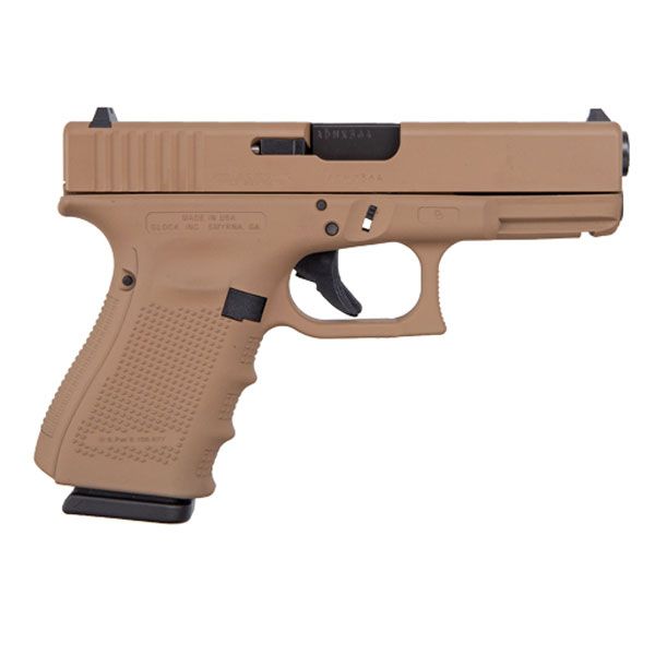 Glock 19 Gen 4 9mm Pistol Dark Earth - ACG-00826