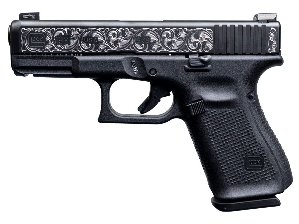 Glock 19 Gen 5 9mm Pistol Engraved - DAV-12419