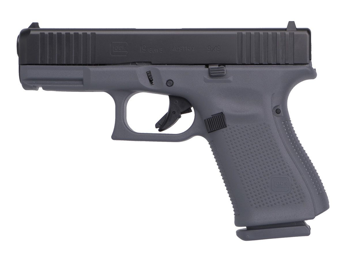 Glock 19 Gen 5 FS 9mm Pistol Gray - PA195S203GF