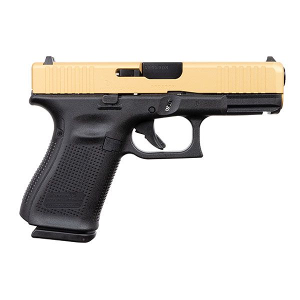 Glock 19 Gen 5 FS 9mm Pistol Gold Slide - ACG-57031