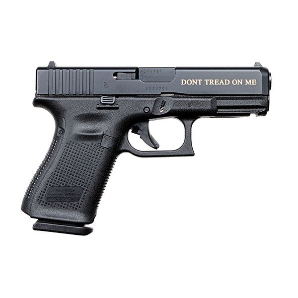 Glock 19 Gen 5 Gadsden 9mm Pistol Black - DAV-12404