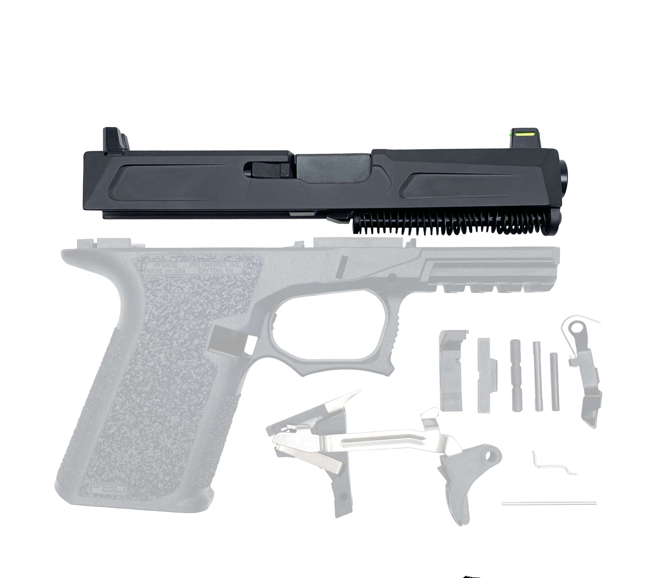 Rook Compact Ghost 19 9mm Complete Slide (Black)