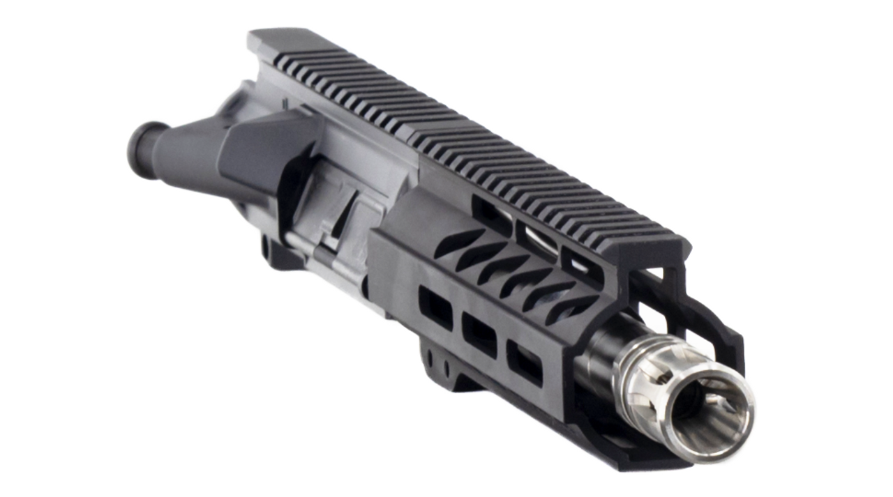 ALWAYS ARMED 7.5" 5.56 NATO STAINLESS STEEL UPPER RECEIVER - BLACK ANODIZED - Image 3