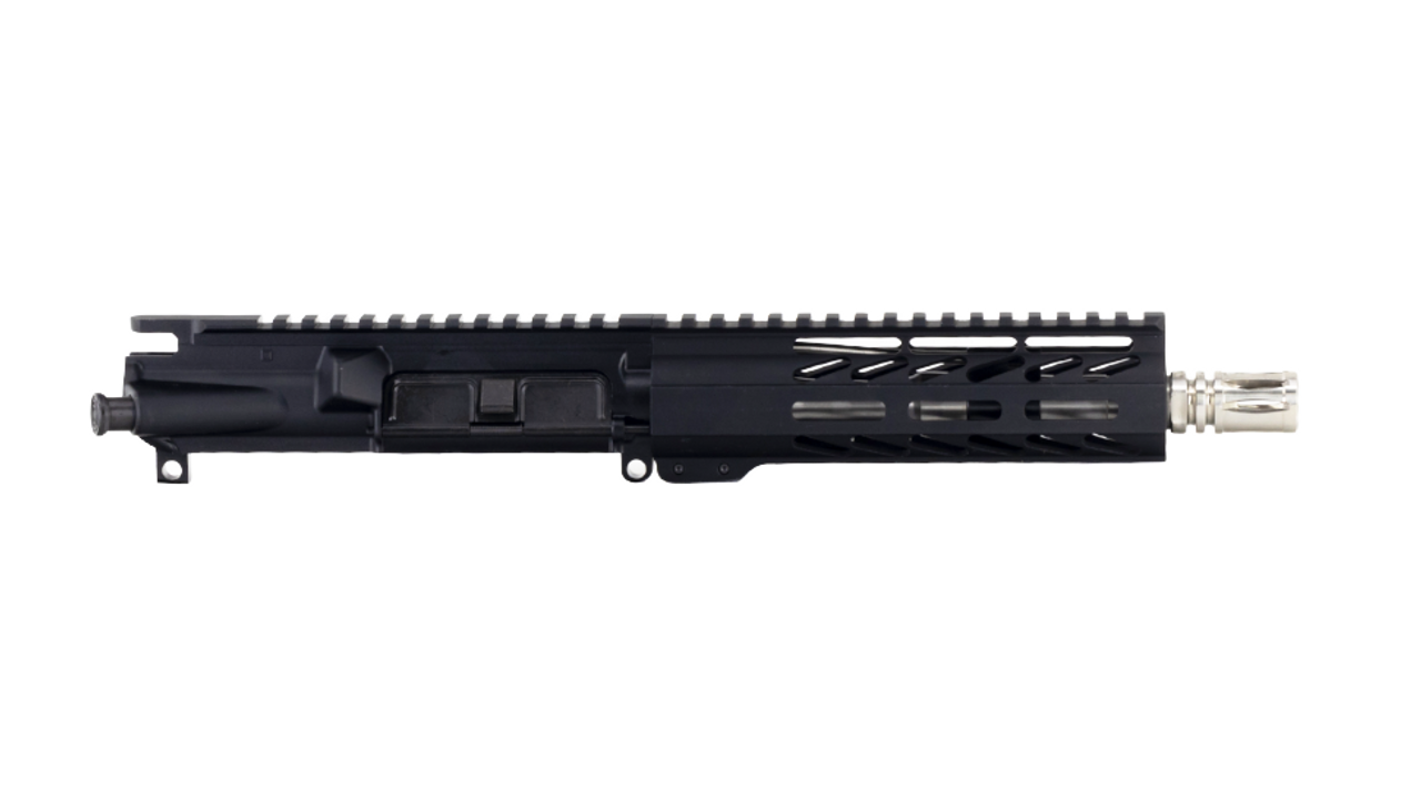 ALWAYS ARMED 7.5" 5.56 NATO STAINLESS STEEL UPPER RECEIVER - BLACK ANODIZED