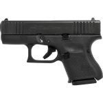 Glock 27 .40 S&W Pistol, 3.43" Barrel, Fixed Sights, Black - G275AUT
