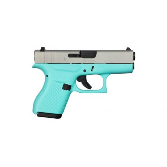 Glock 42 .380 ACP Pistol, Robin's Egg Blue - ACG-00814