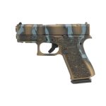 Glock 43X 9mm 3.4" 10rd Pistol, Urban Blue Tiger - PX4350204RMUB