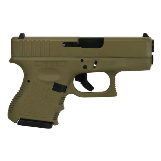 Glock G26 Gen 3 Custom FDE Subcompact 9mm 3.43" 10rds, Flat Dark Earth