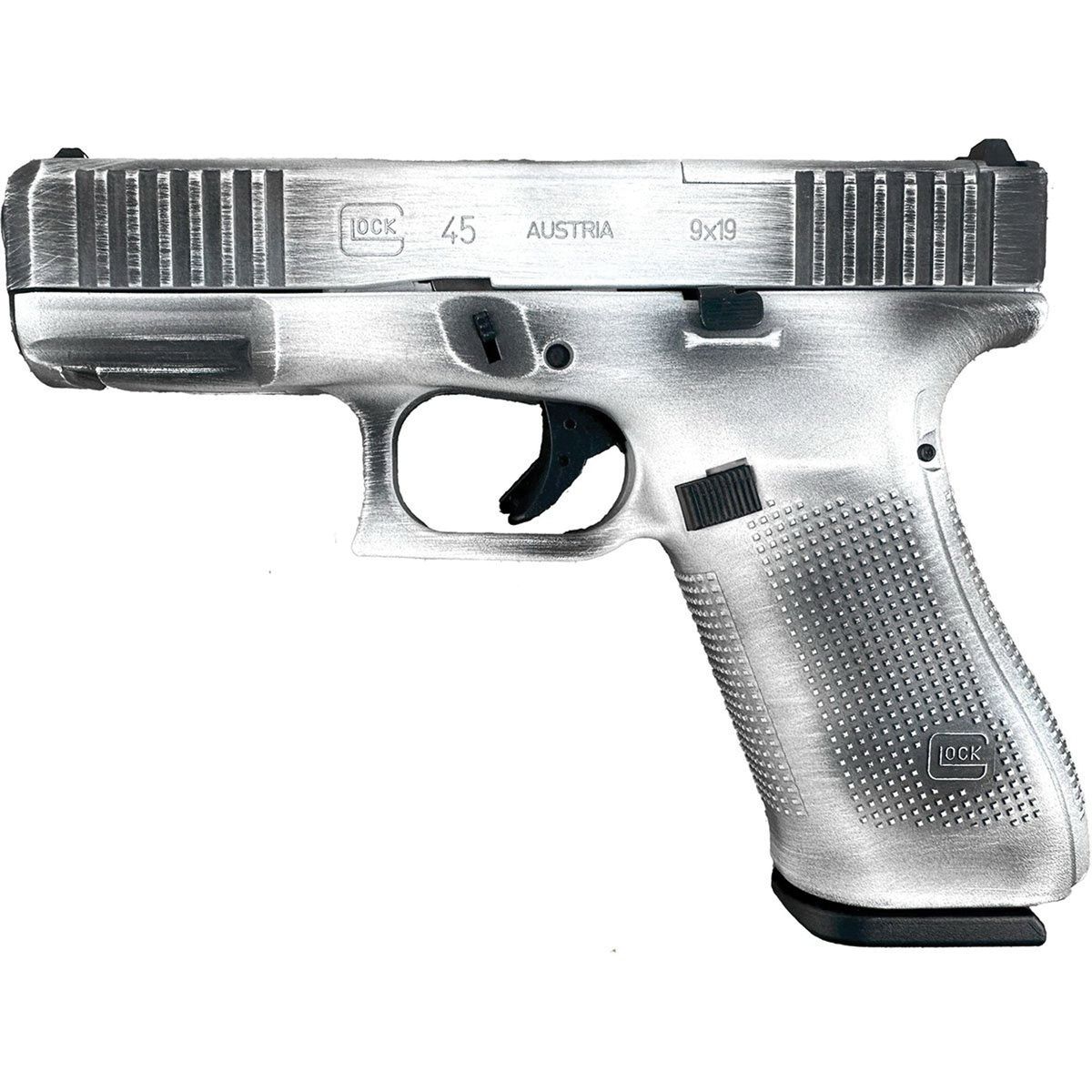 Glock 45 Gen 5 MOS 9mm 4.02" 17rds Distressed Stormtrooper White