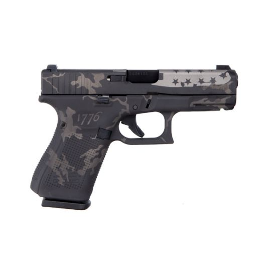 Glock G19 Gen 5 USA 1776 9mm Pistol Black & Grey Camo