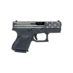 Glock G26 Gen5 9mm 3.43" 10rd Pistol, Elite Titanium Battle Flag - UA265S201ETBF