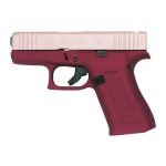 Glock G43X MOS 9mm 3.41" 10rd Pistol, Happy Hour Cerakote