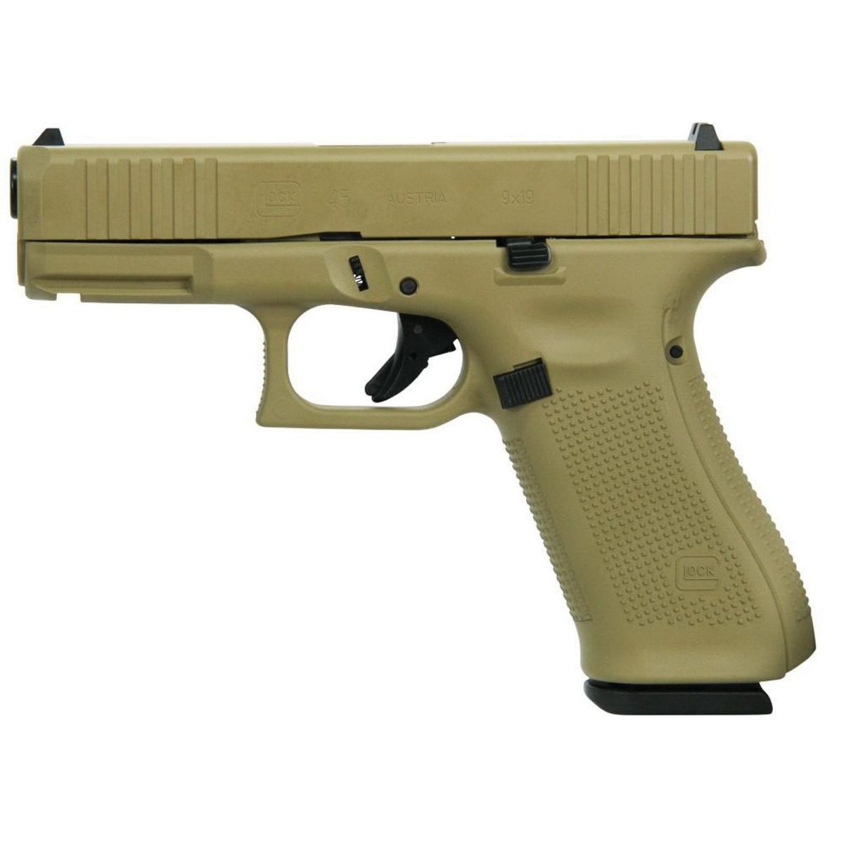 Glock G45 Gen 5 Custom FDE Compact Crossover 9mm 4.02" 17rds, Flat Dark Earth - Image 2