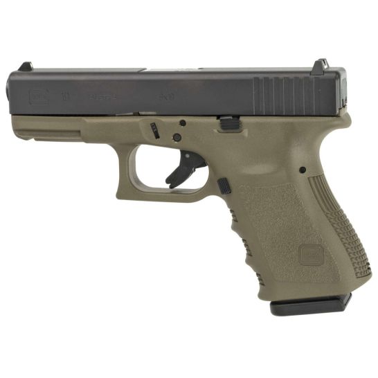 Glock G26 Gen 3 Subcompact 9mm 3.43" 10rds, OD Green