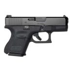 Glock G26 Gen 5 Subcompact 9mm 3.43" 10rds, Black