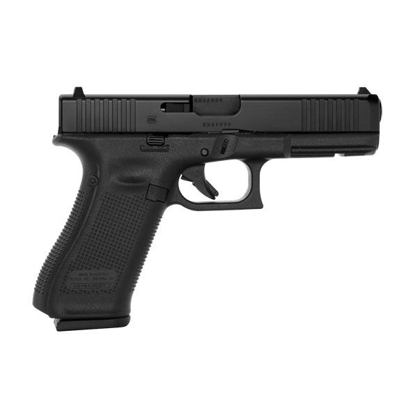 Glock 17 Gen 5 FS 10 Round 9mm Pistol Black - PA175S201