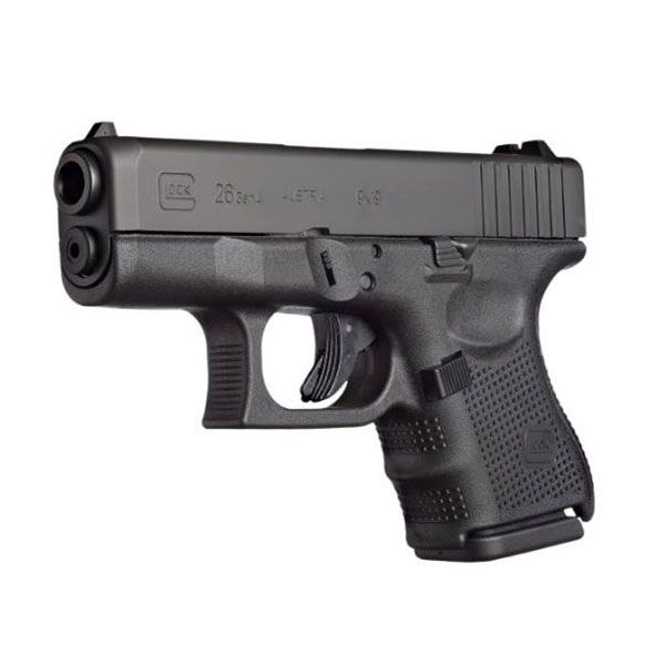 Glock 26 Gen 4 9mm Pistol With Glock Night Sights, Black - PG2650702